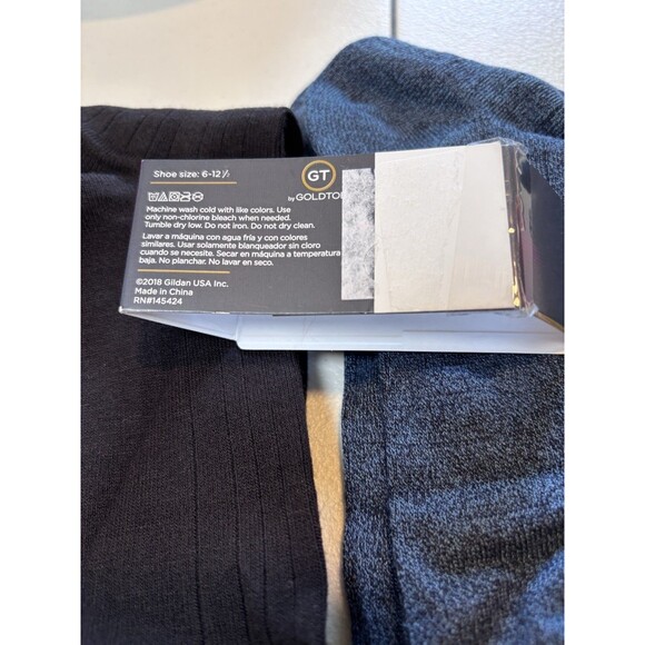 Gold Toe GT Men's Rayon Crew Cotton Natural Comfort Socks Heather  size 6-12.5 - Picture 3 of 3